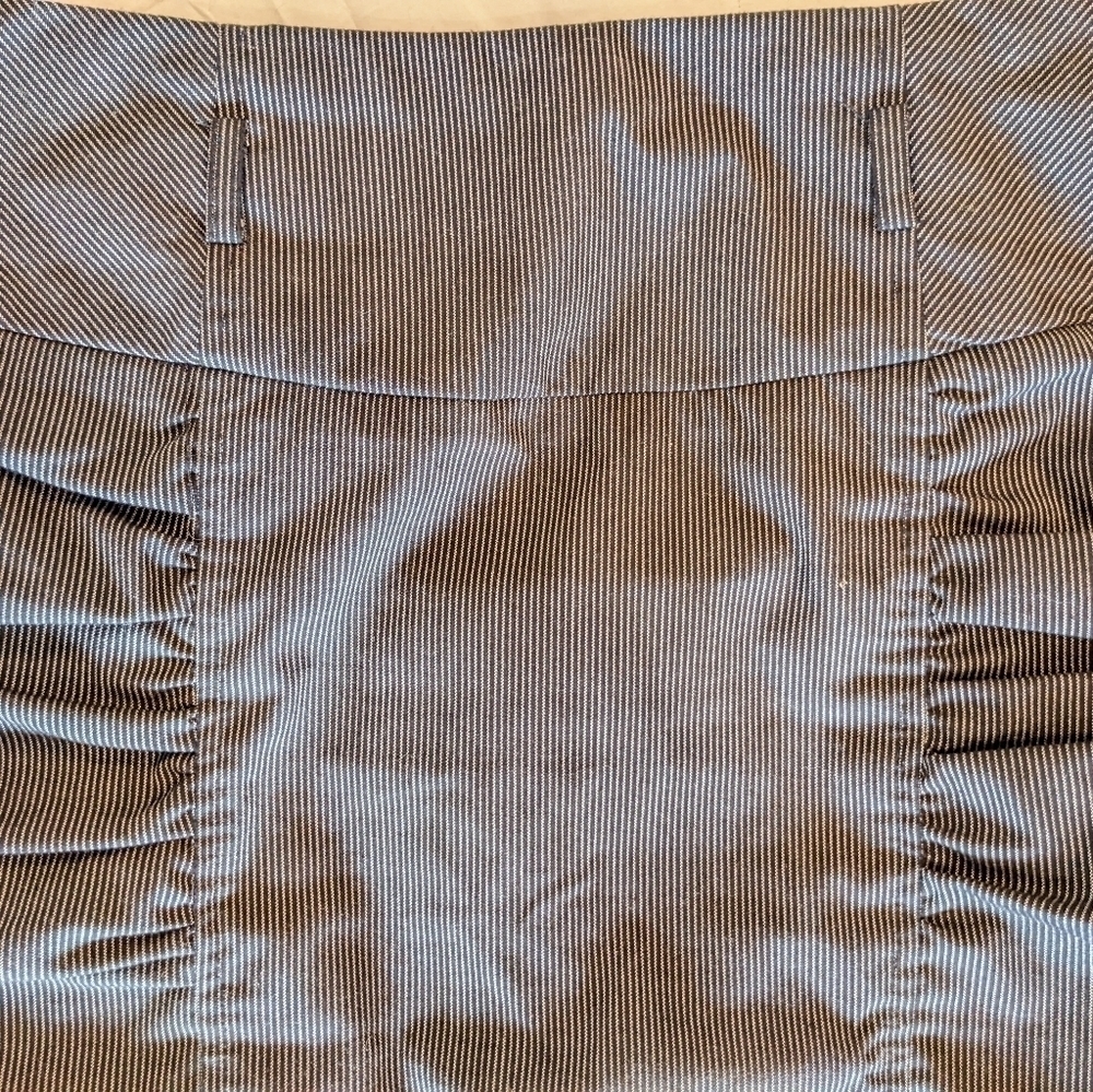 Simons Twik vintage Y2K grey pin stripe pencil skirt size large - Picture 6 of 9